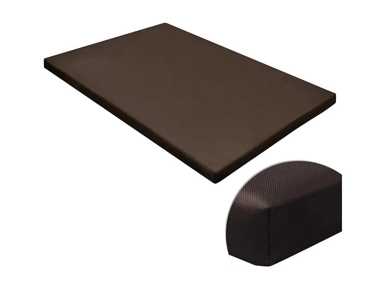 Ruby Lynn  Tapis pour cen plat et carré marron M