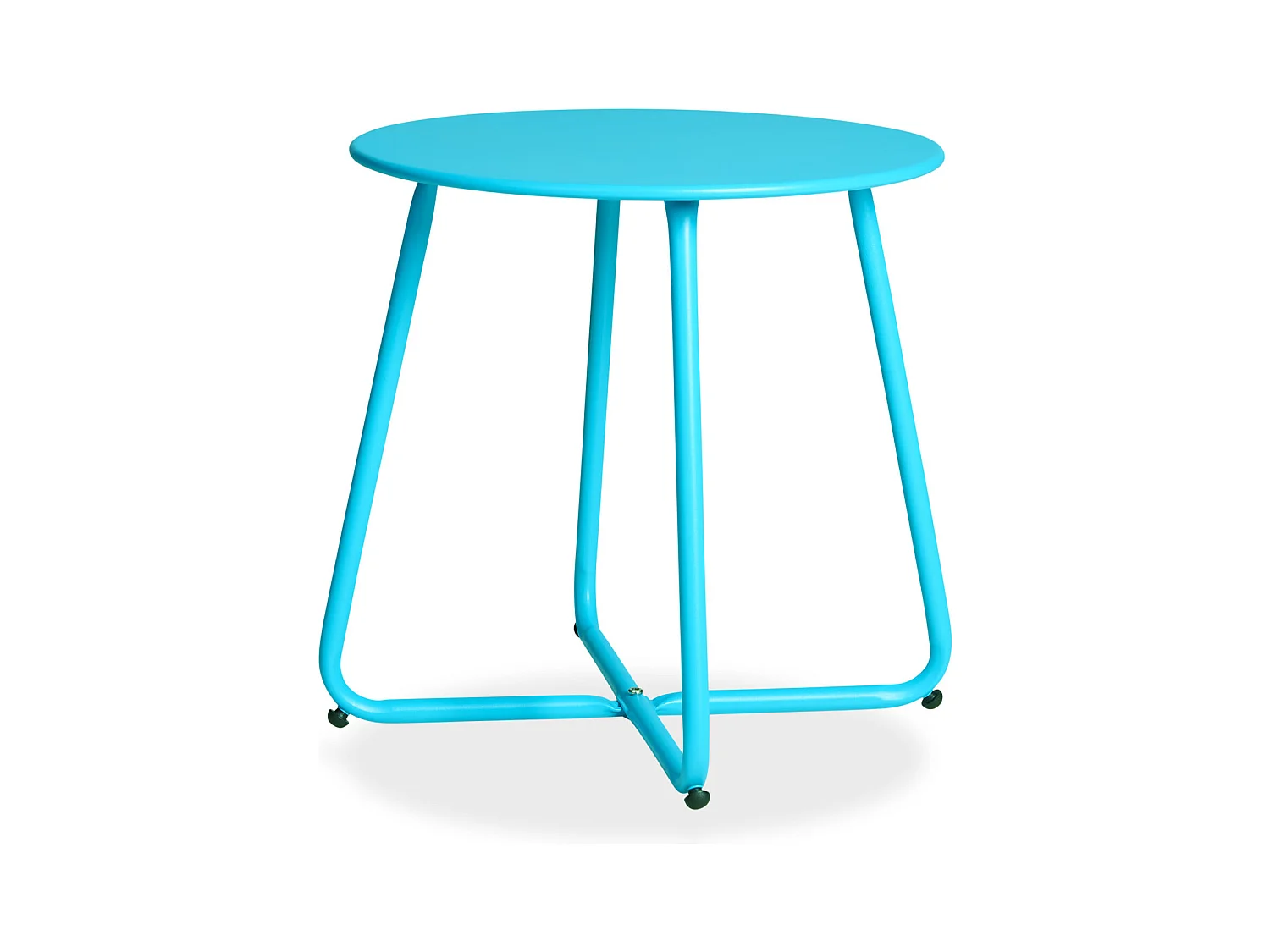 Table d'appoint 44,5x44,5x44,5 cm bleue
