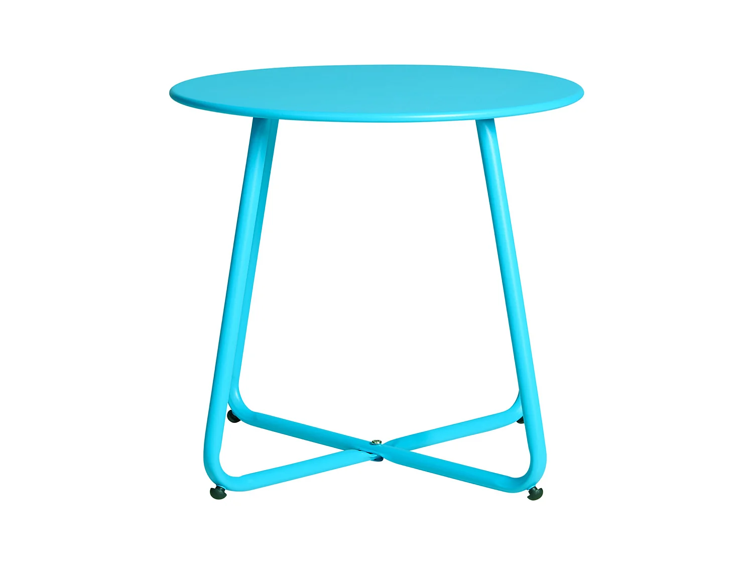 Table d'appoint 44,5x44,5x44,5 cm bleue