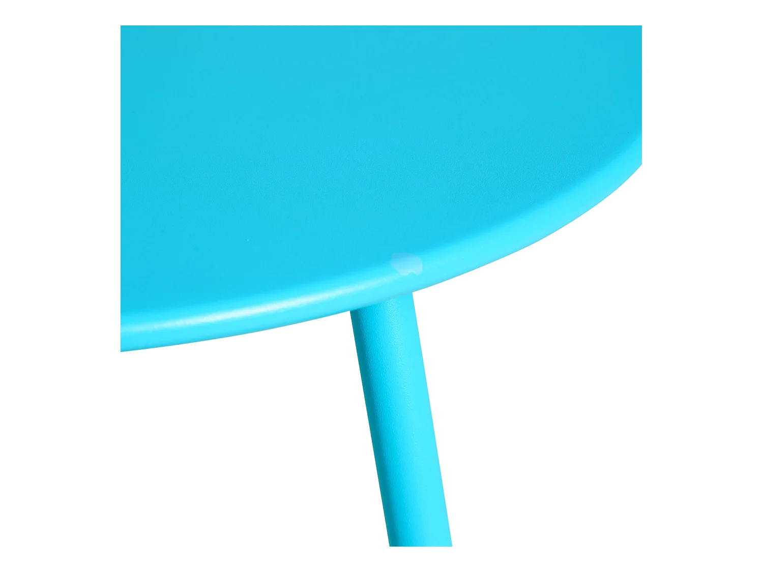 Table d'appoint 44,5x44,5x44,5 cm bleue