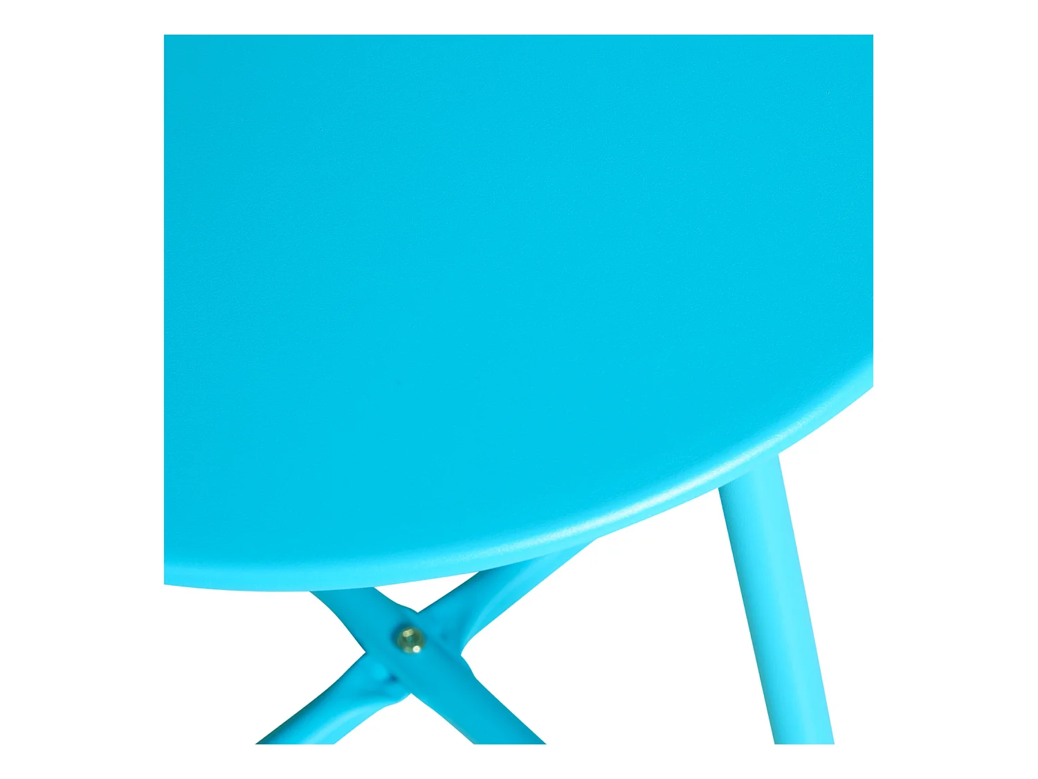 Table d'appoint 44,5x44,5x44,5 cm bleue