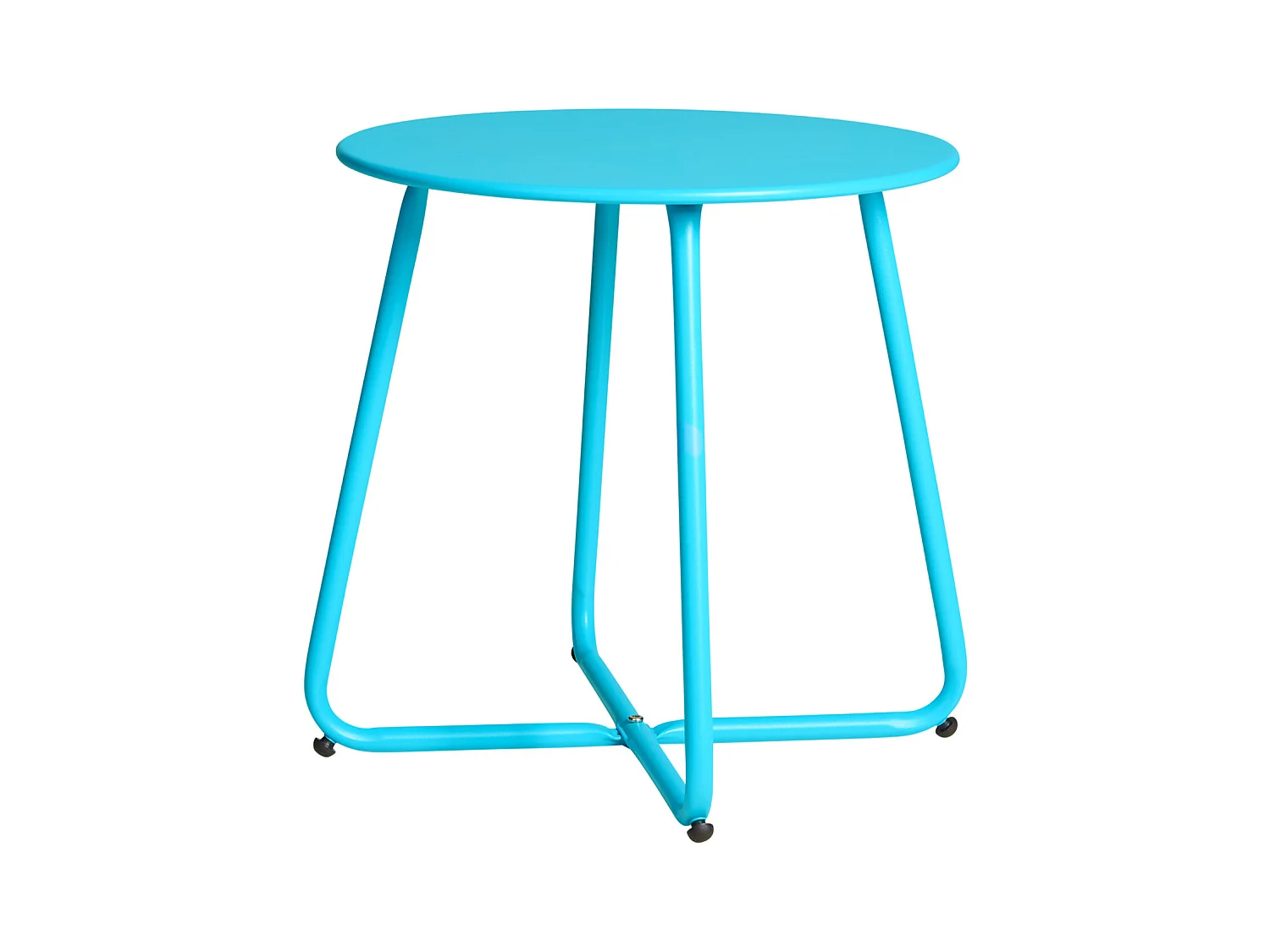 Table d'appoint 44,5x44,5x44,5 cm bleue