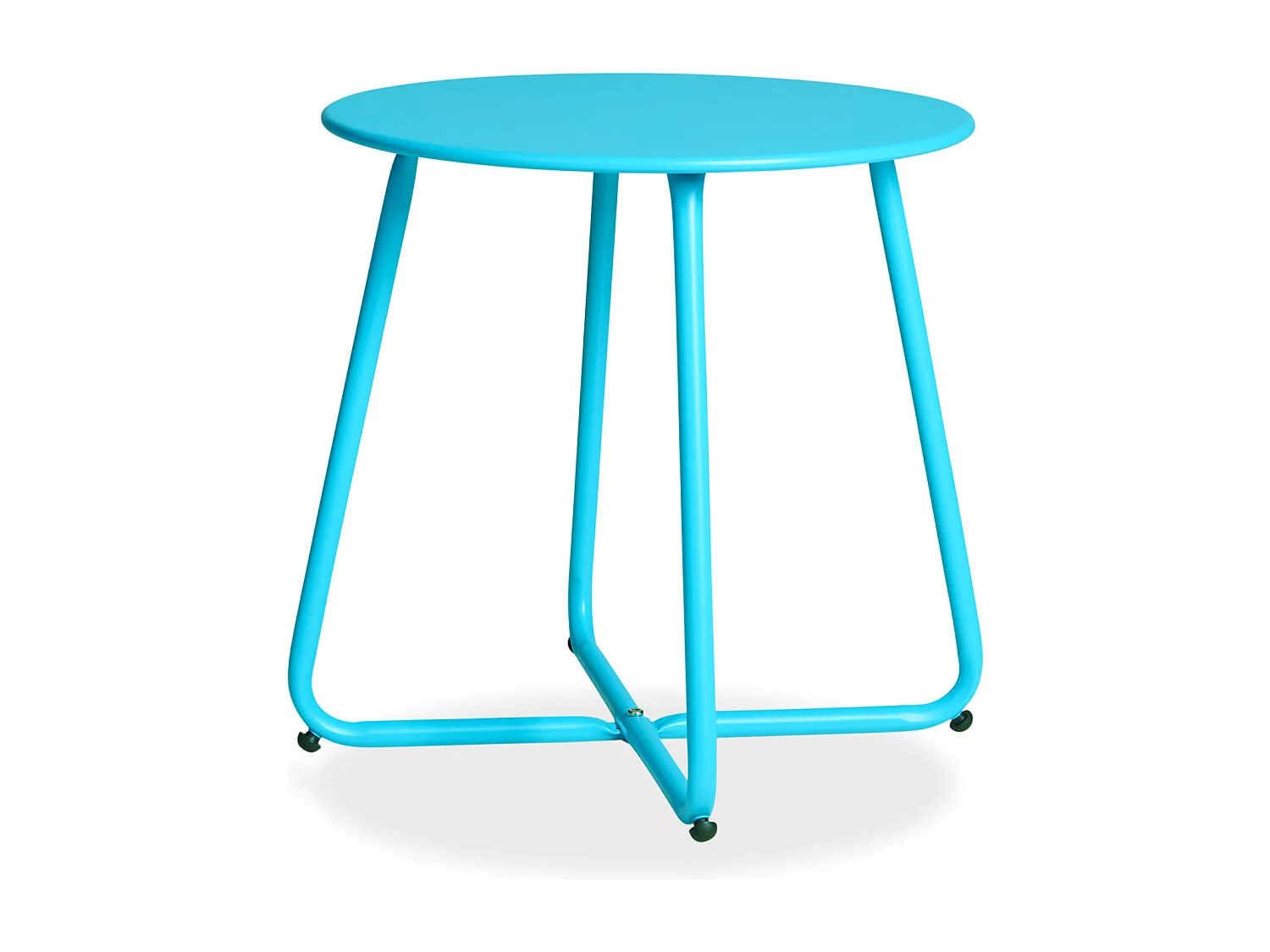 Table d'appoint 44,5x44,5x44,5 cm bleue