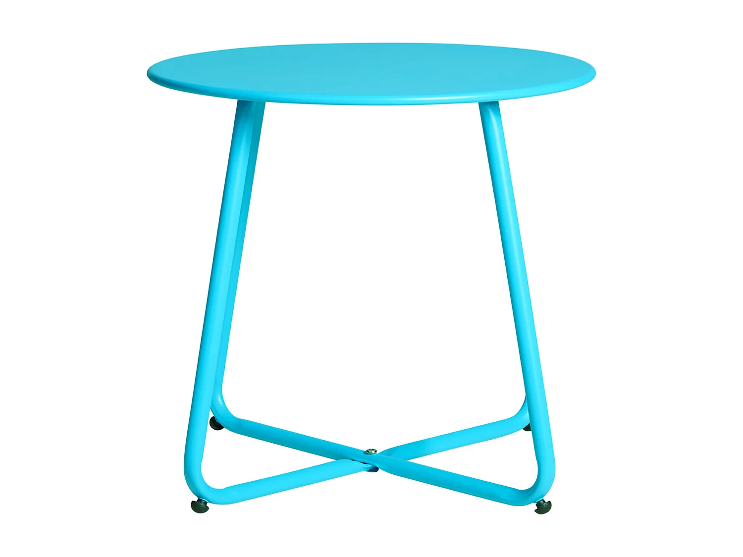Table d'appoint 44,5x44,5x44,5 cm bleue