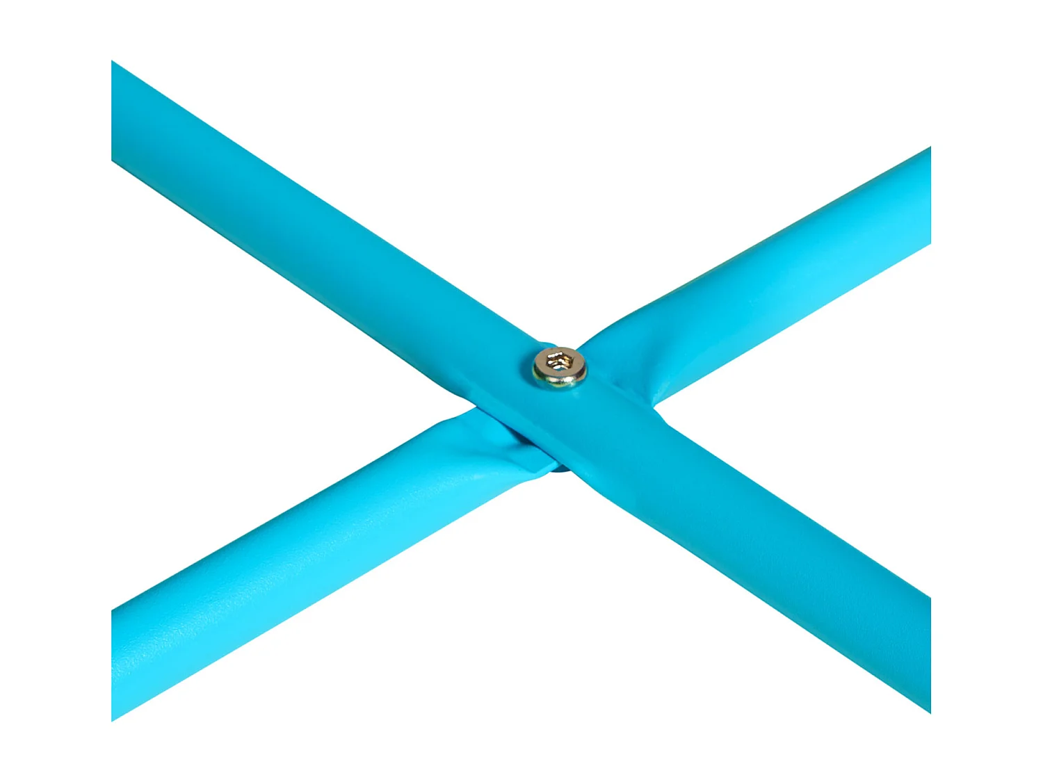 Table d'appoint 44,5x44,5x44,5 cm bleue