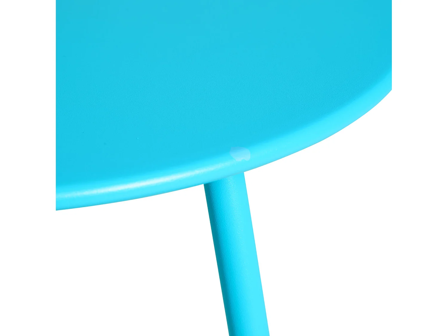 Table d'appoint 44,5x44,5x44,5 cm bleue