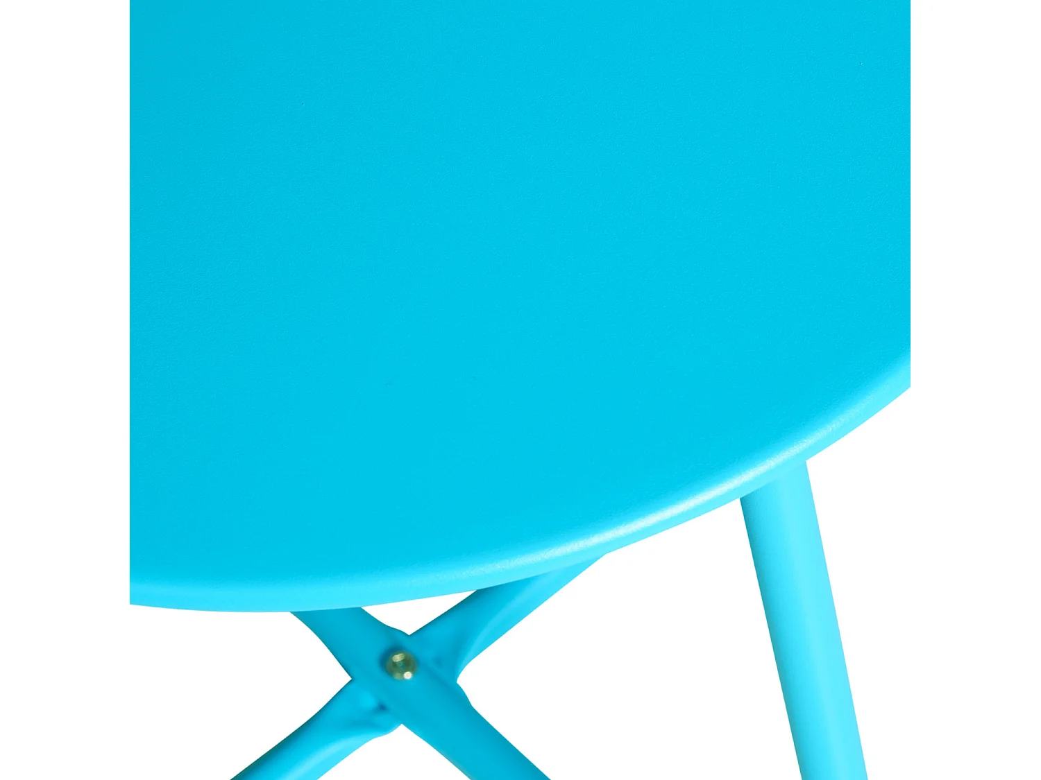 Table d'appoint 44,5x44,5x44,5 cm bleue