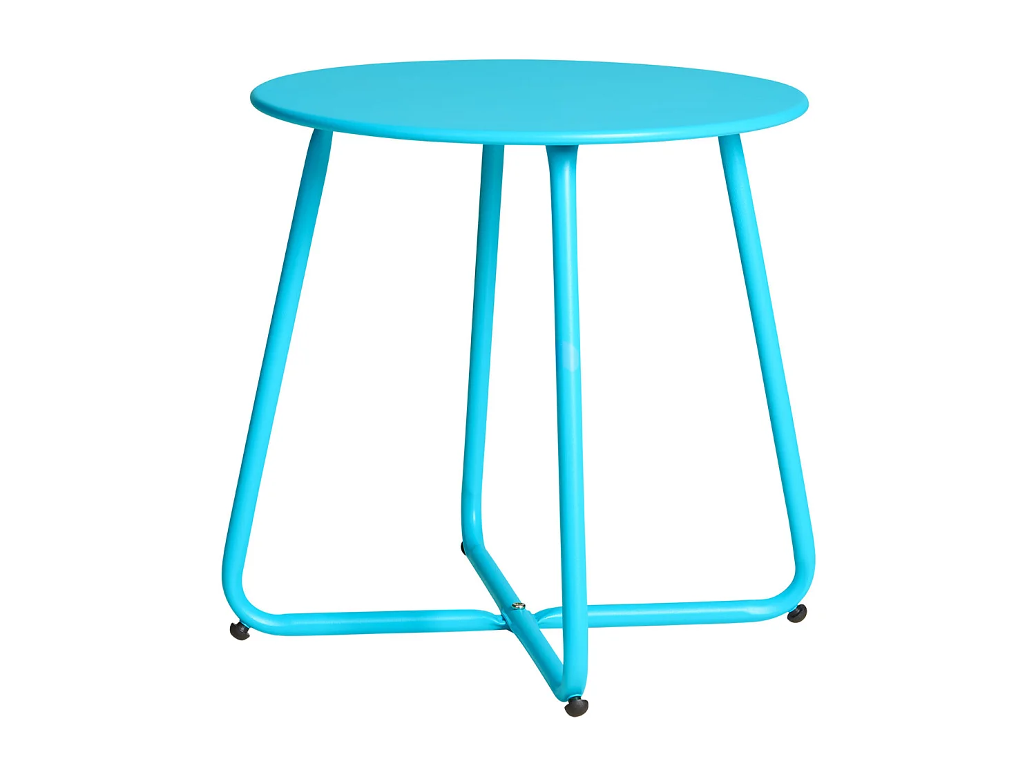Table d'appoint 44,5x44,5x44,5 cm bleue
