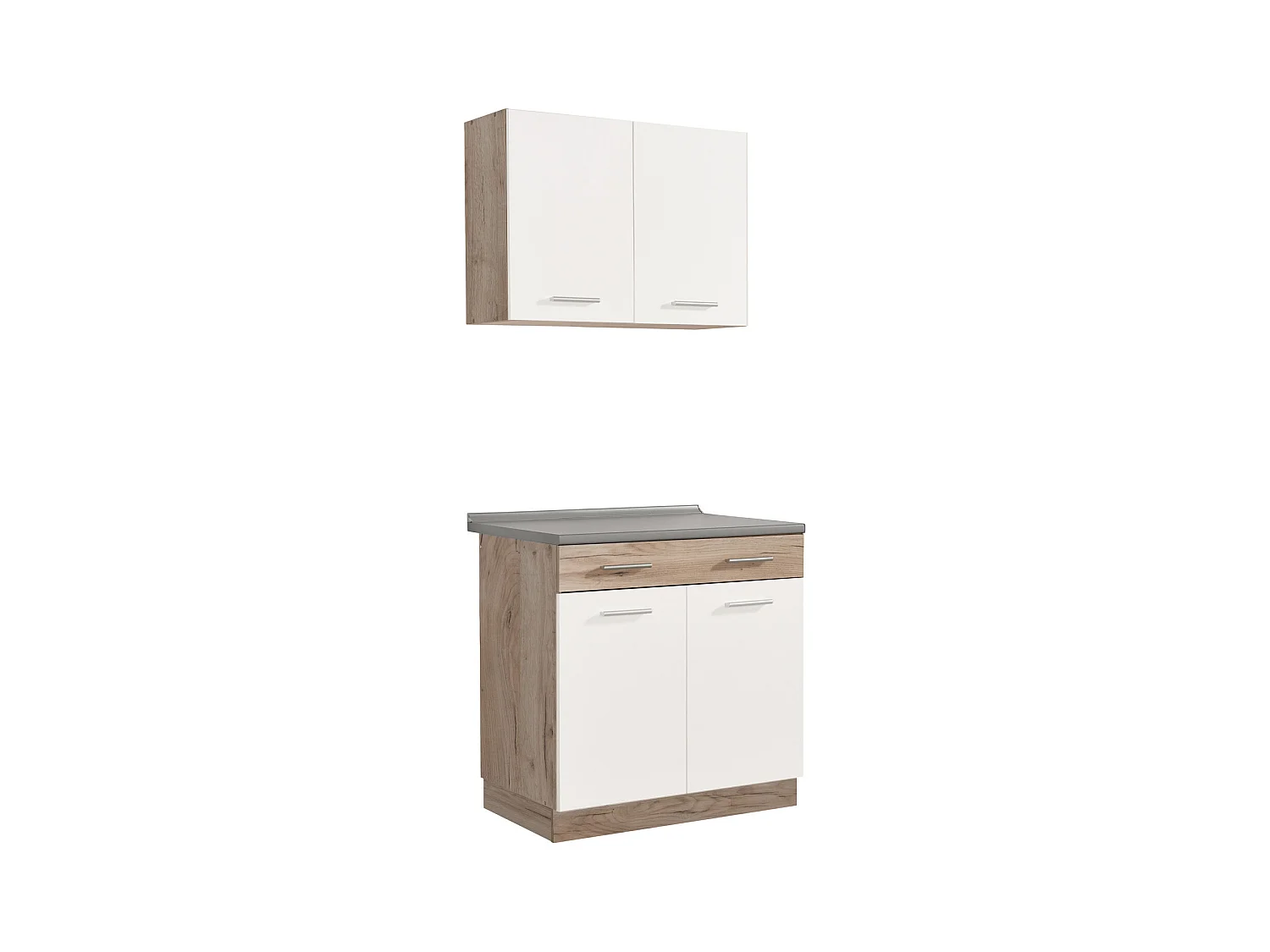 Armoire de cuisine 80x84x60 cm blanc