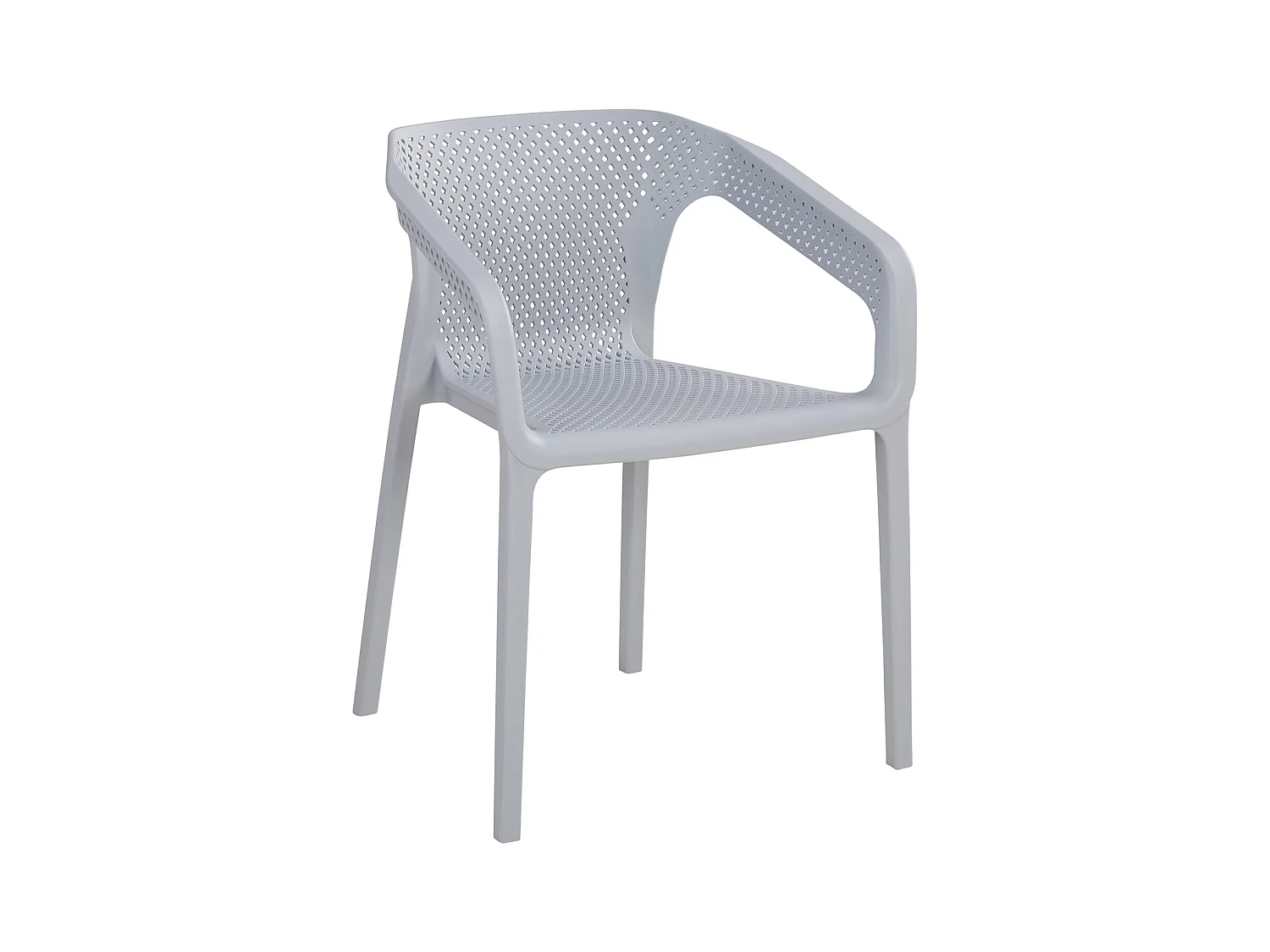 Ensemble de mobilier de jardin gris 55x74,5x54 cm 44,5x44,5 cm