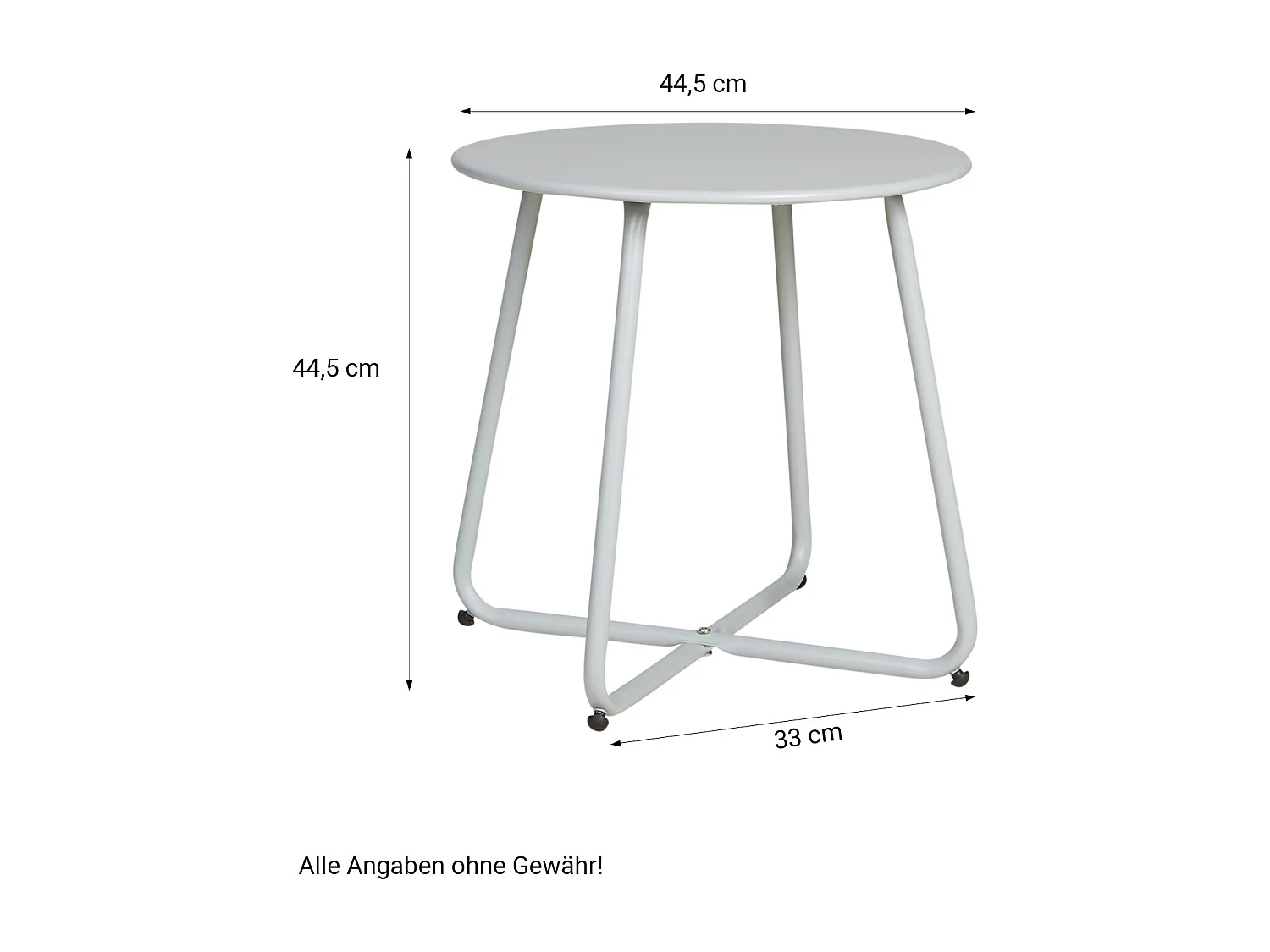 Gartenmöbelset grau 55x74,5x54 cm 44,5x44,5 cm
