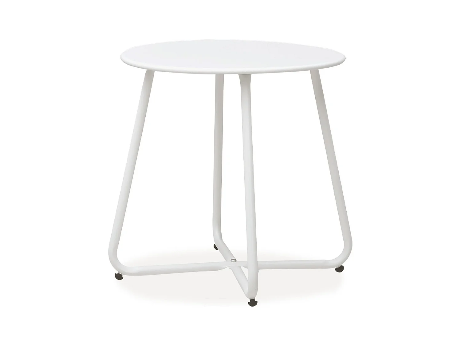 Table basse 44.5x44.5x44.5 cm blanche