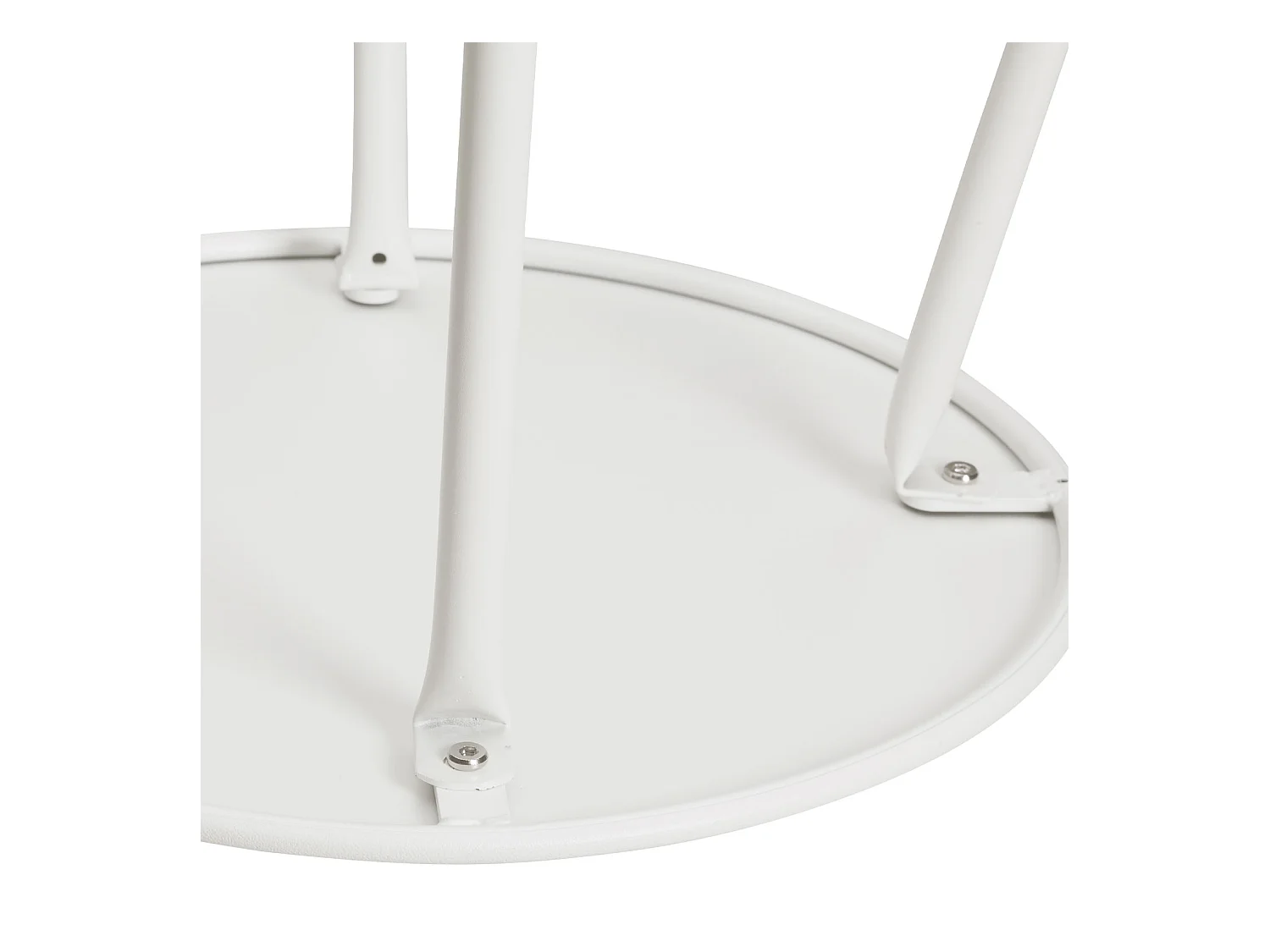 Table basse 44.5x44.5x44.5 cm blanche