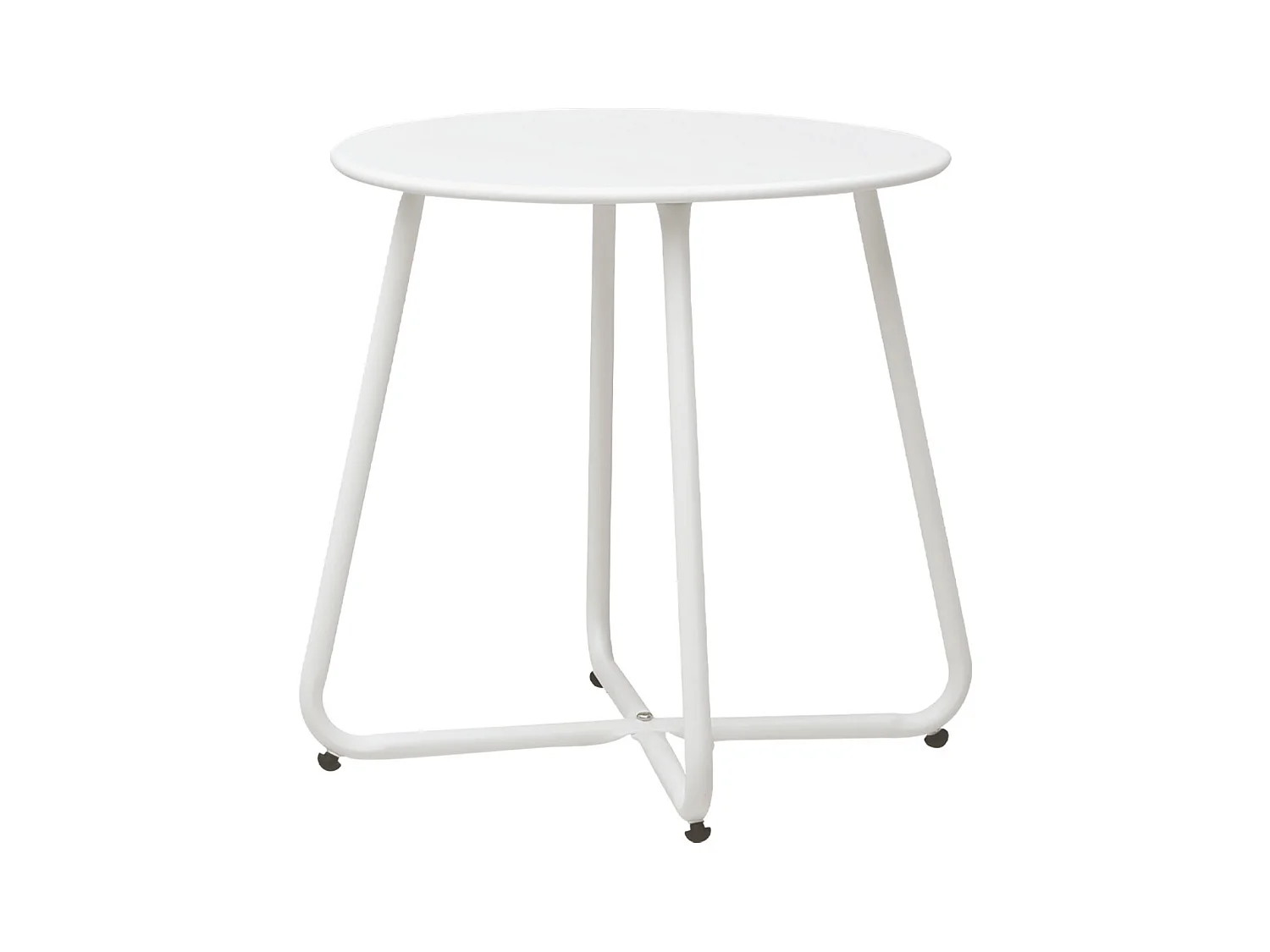 Table basse 44.5x44.5x44.5 cm blanche