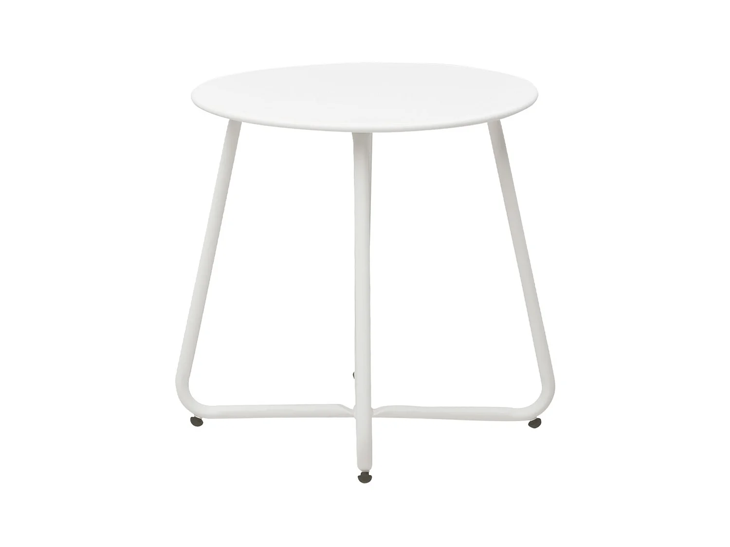 Table basse 44.5x44.5x44.5 cm blanche