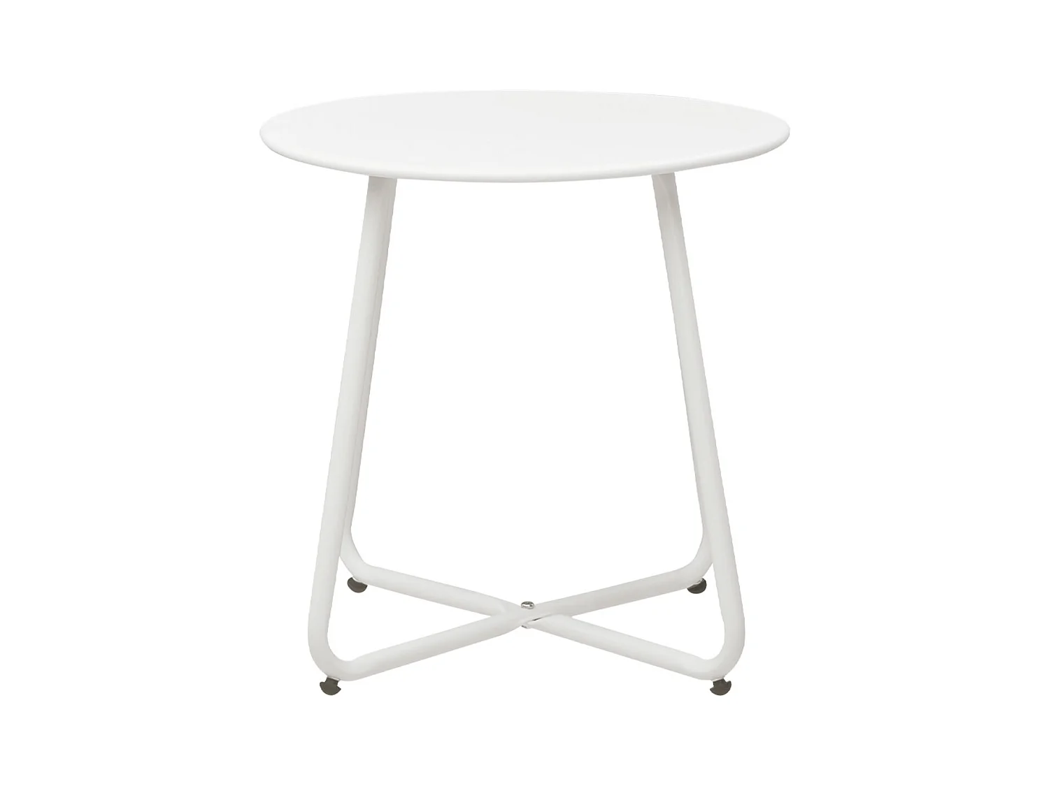 Table basse 44.5x44.5x44.5 cm blanche