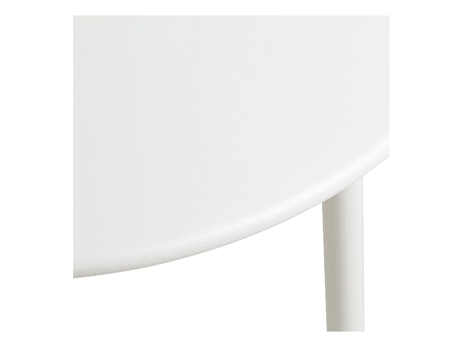 Table basse 44.5x44.5x44.5 cm blanche