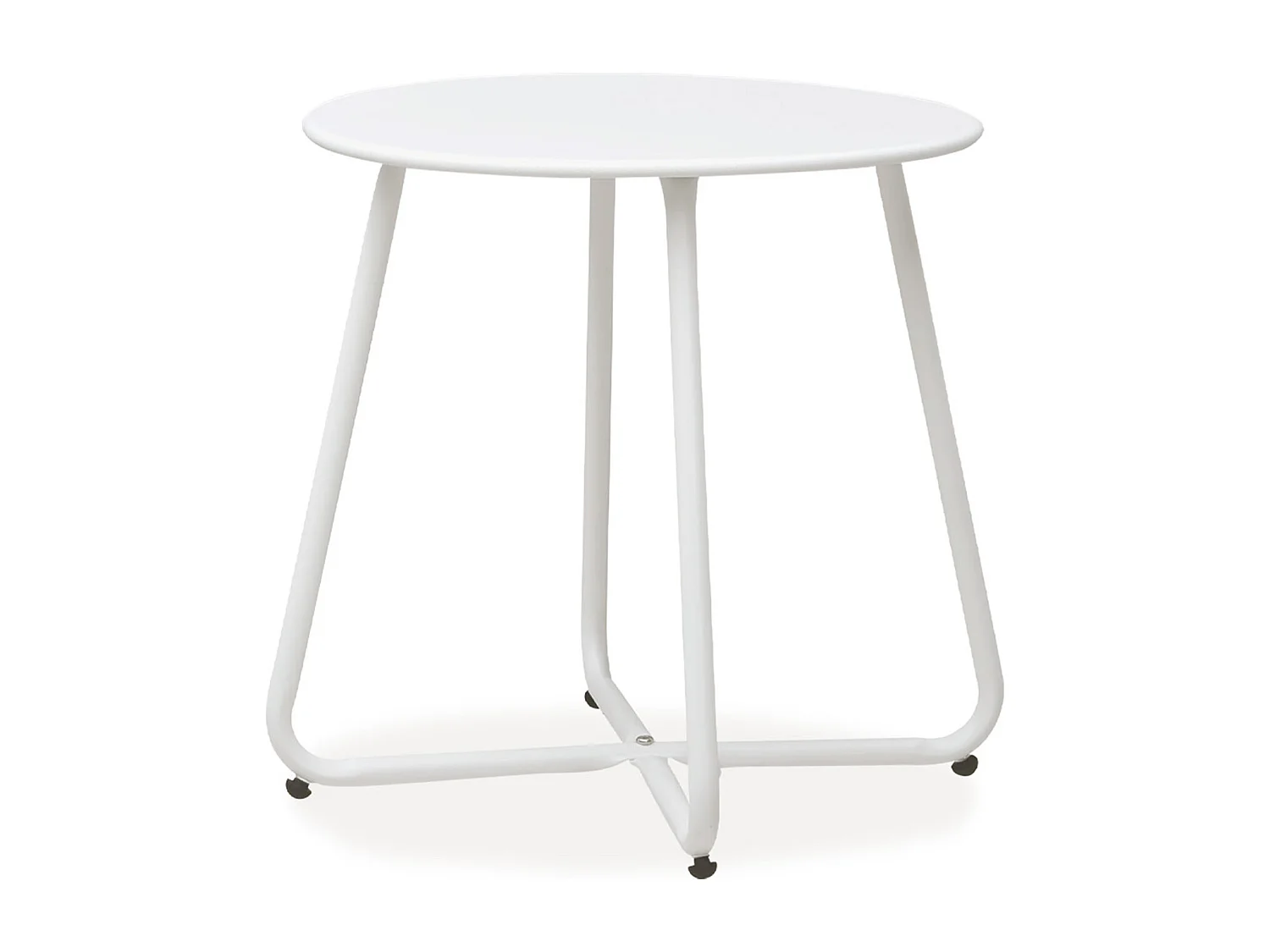 Table basse 44.5x44.5x44.5 cm blanche