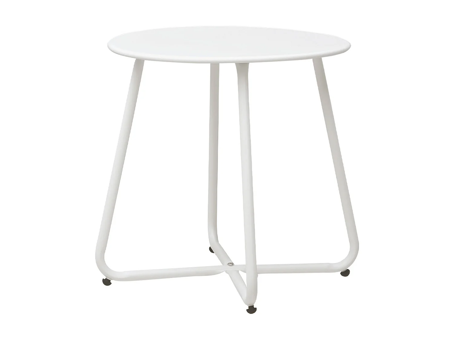 Table basse 44.5x44.5x44.5 cm blanche