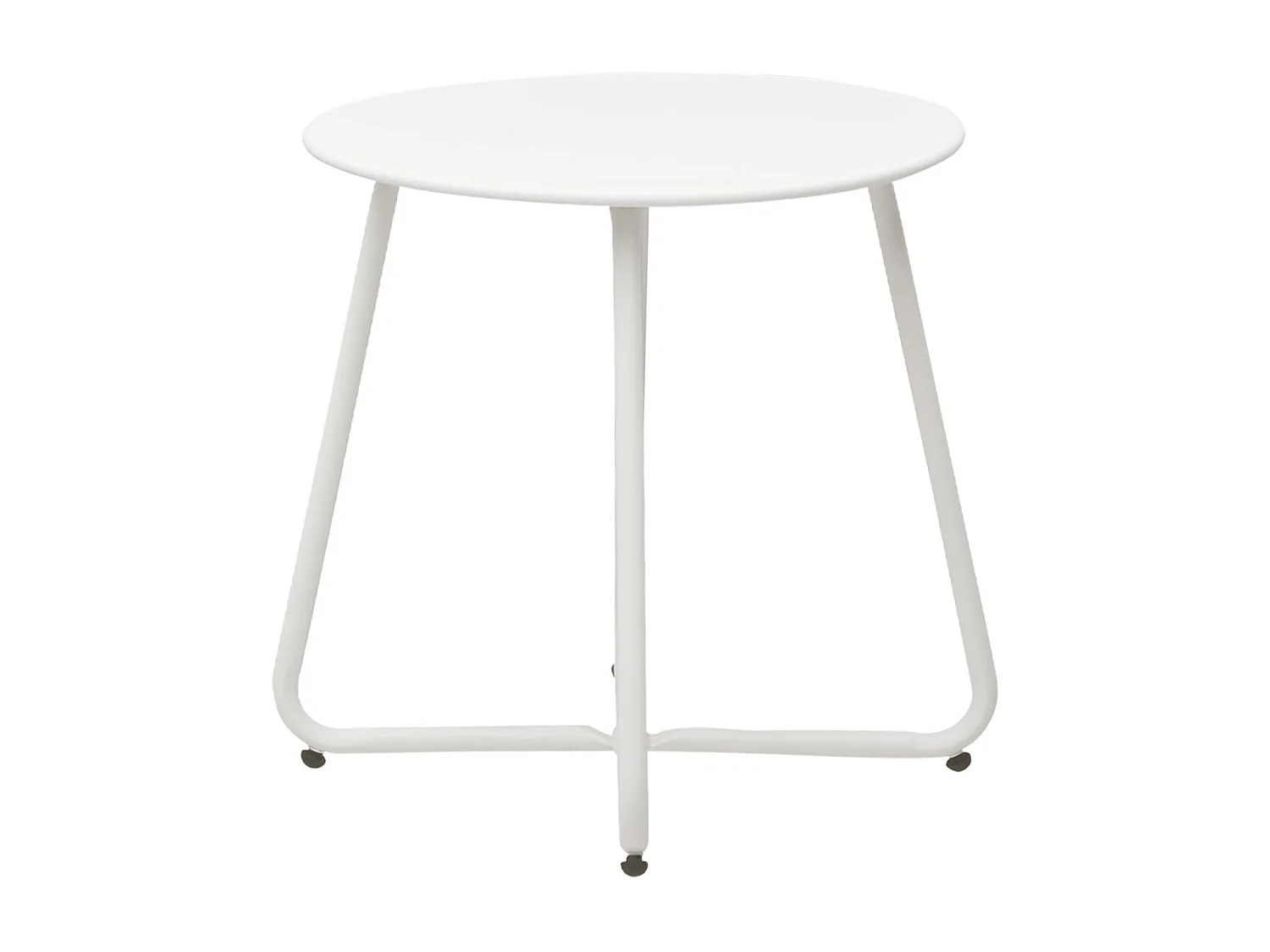 Table basse 44.5x44.5x44.5 cm blanche