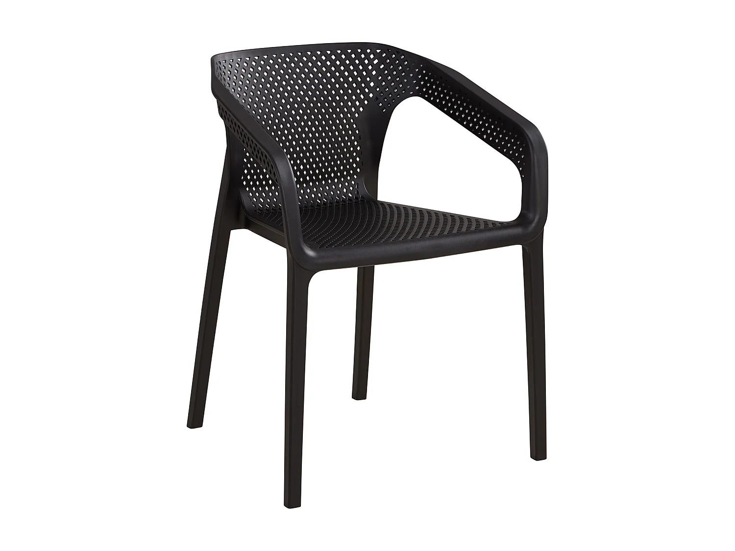 Gartenmöbel-Set 55x74,5x54 cm Schwarz