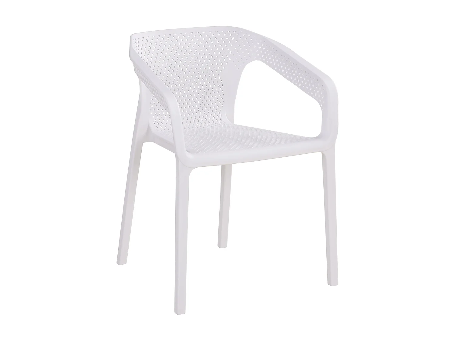 Gartenmöbel-Set 55x74,5x54 cm weiß