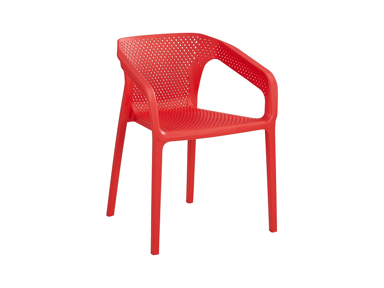 Ensemble mobilier de jardin rouge 55x74,5x54 cm 44,5x44,5 cm