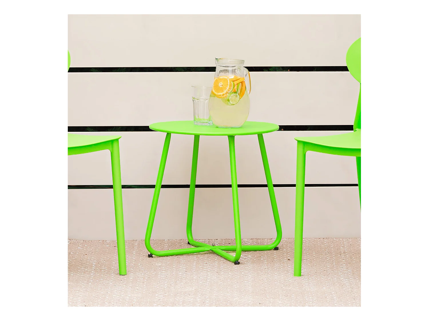 Bijzettafel 44,5x44,5x44,5 cm groen