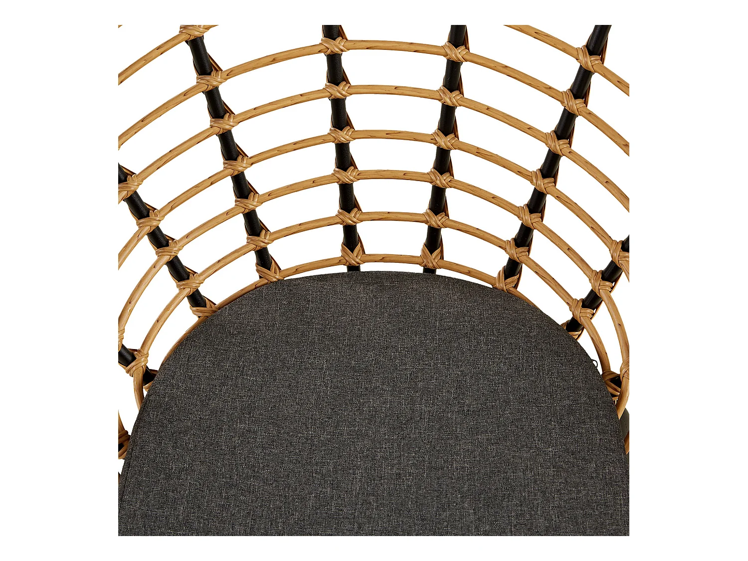 Ensemble de mobilier de jardin 68x77,5x55 cm rotin naturel