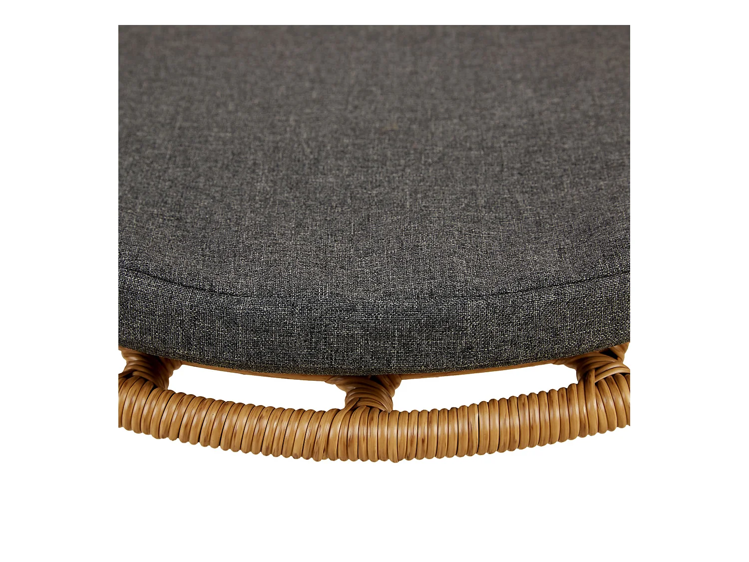 Ensemble de mobilier de jardin 68x77,5x55 cm rotin naturel