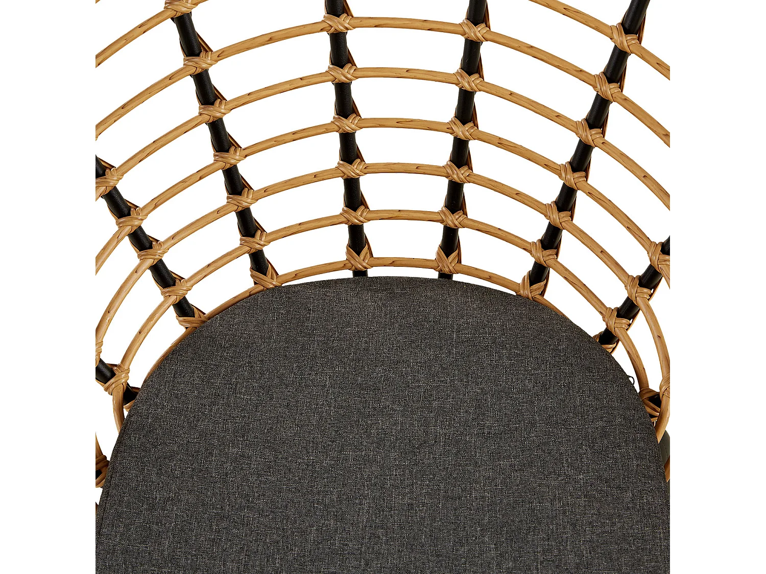 Gartenmöbel-Set 68x77,5x55 cm natürlicher Rattan
