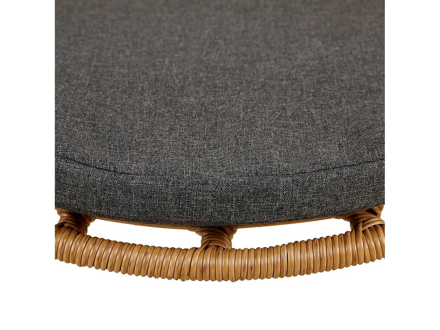 Gartenmöbel-Set 68x77,5x55 cm natürlicher Rattan