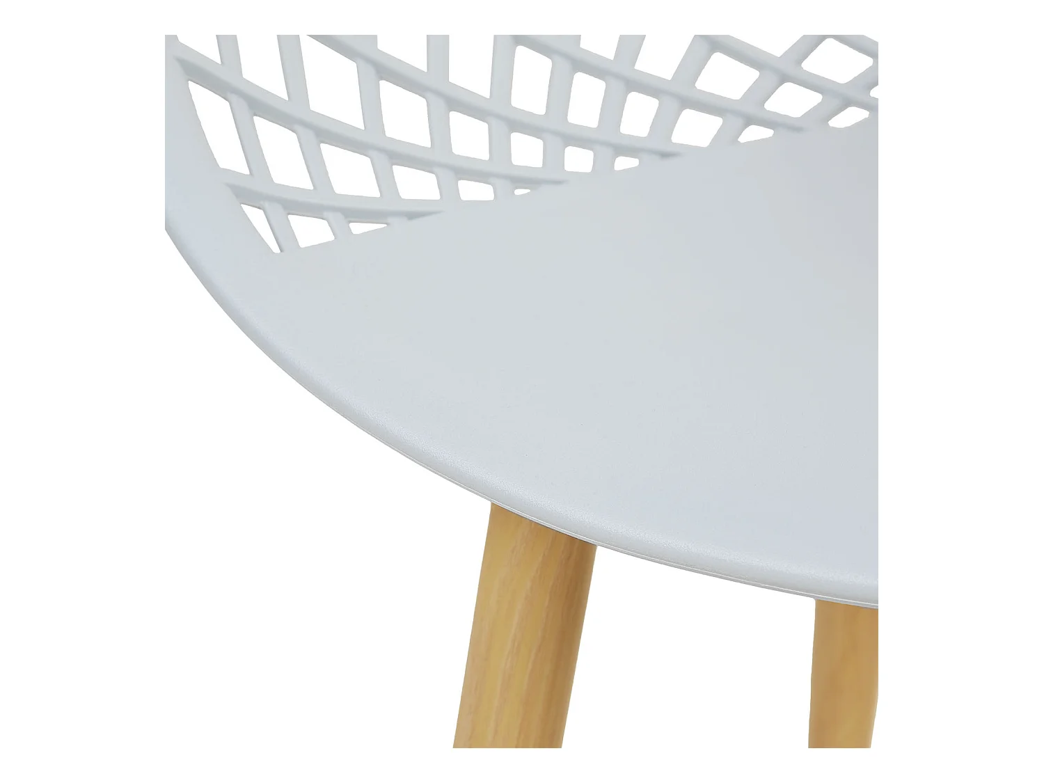 Chaise de jardin 62x80x57 cm gris Lot de 6