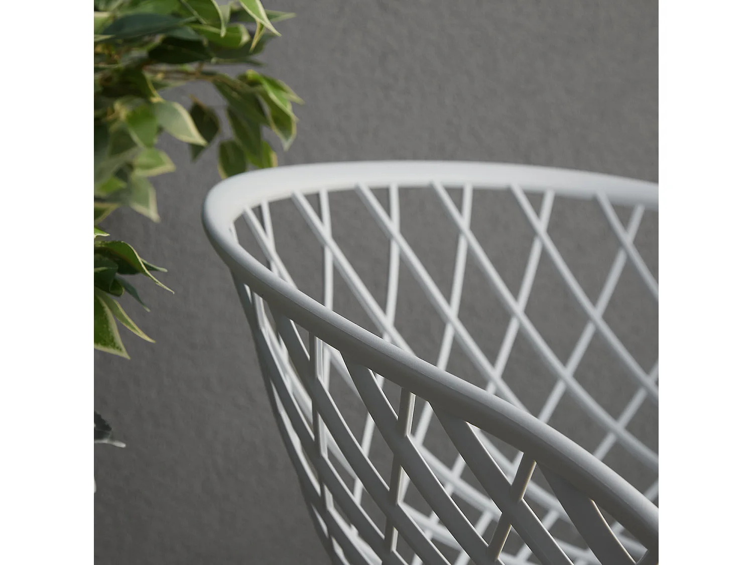 Gartenstuhl 62x80x57 cm grau, 6er-Set