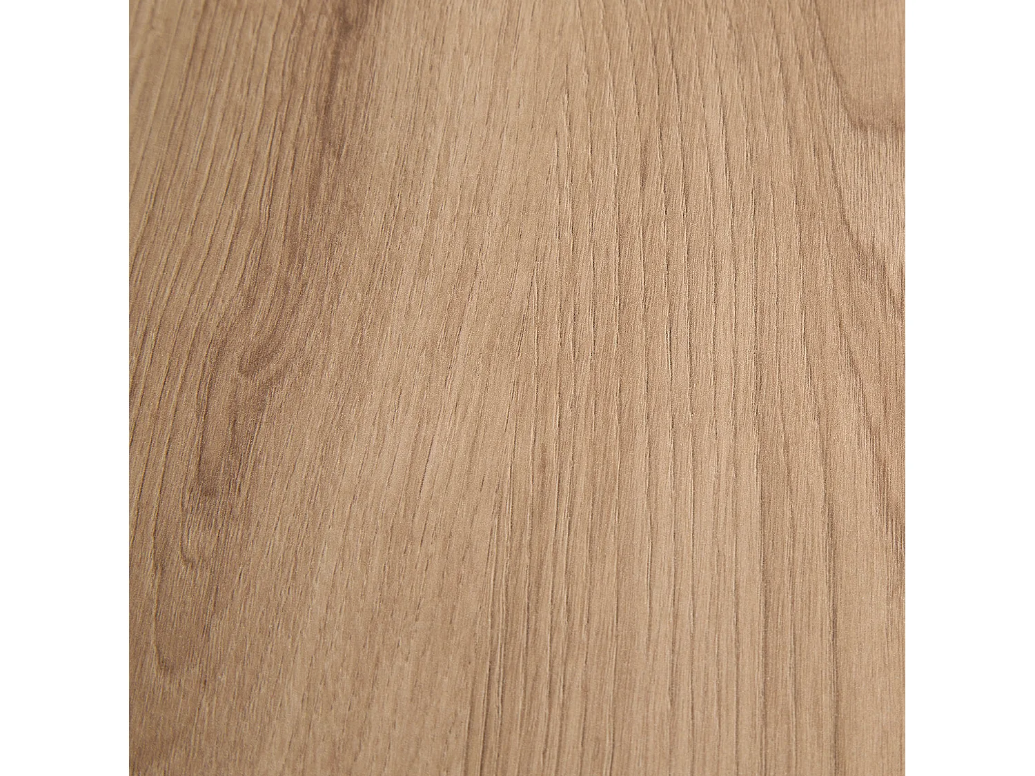 Table à Manger Ø 106 cm Naturelle Table de Cuisine Moderne Table Ronde en Bois Chêne 4 Places