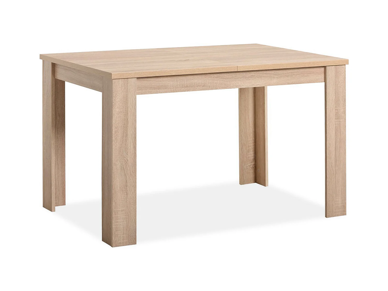 Table à manger 120x80x75 cm chêne naturel