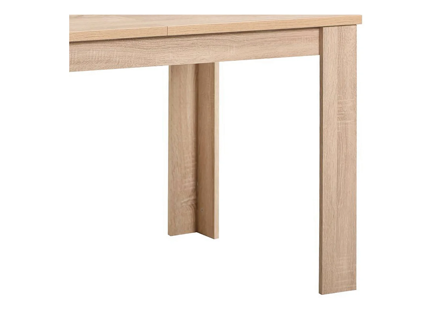 Table à manger 120x80x75 cm chêne naturel