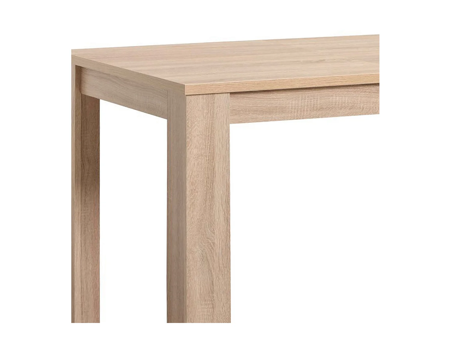 Table à manger 120x80x75 cm chêne naturel