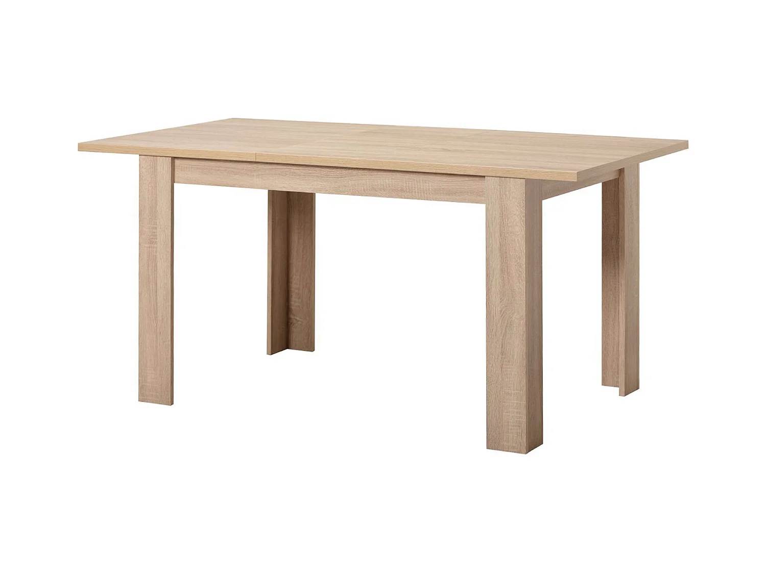 Table à manger 120x80x75 cm chêne naturel