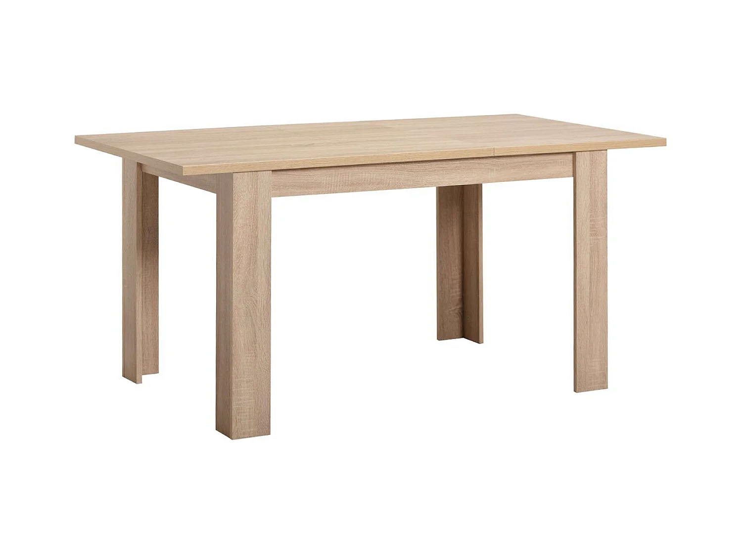 Table à manger 120x80x75 cm chêne naturel