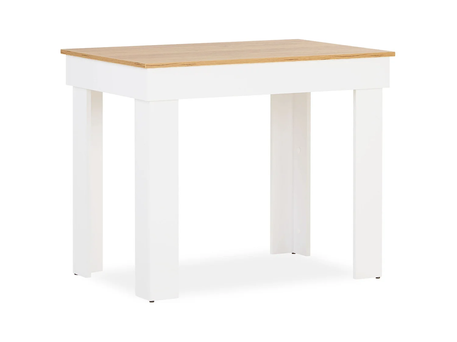 Table à manger 90x73x60 cm chêne blanc