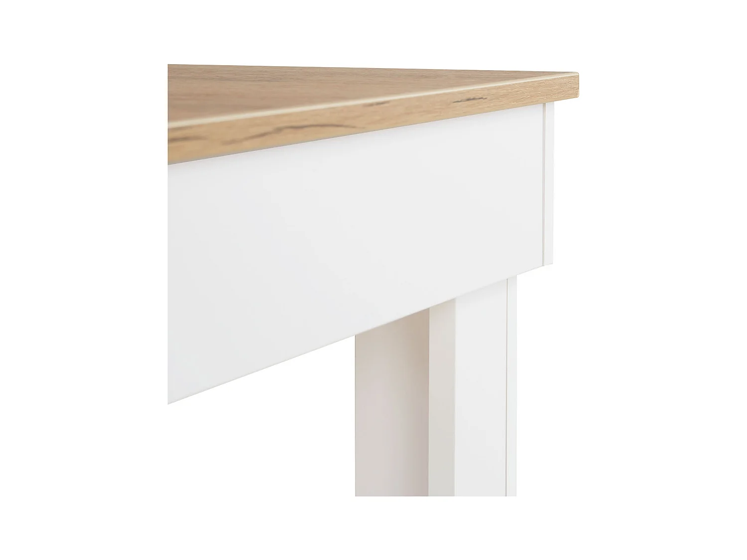 Table à manger 90x73x60 cm chêne blanc