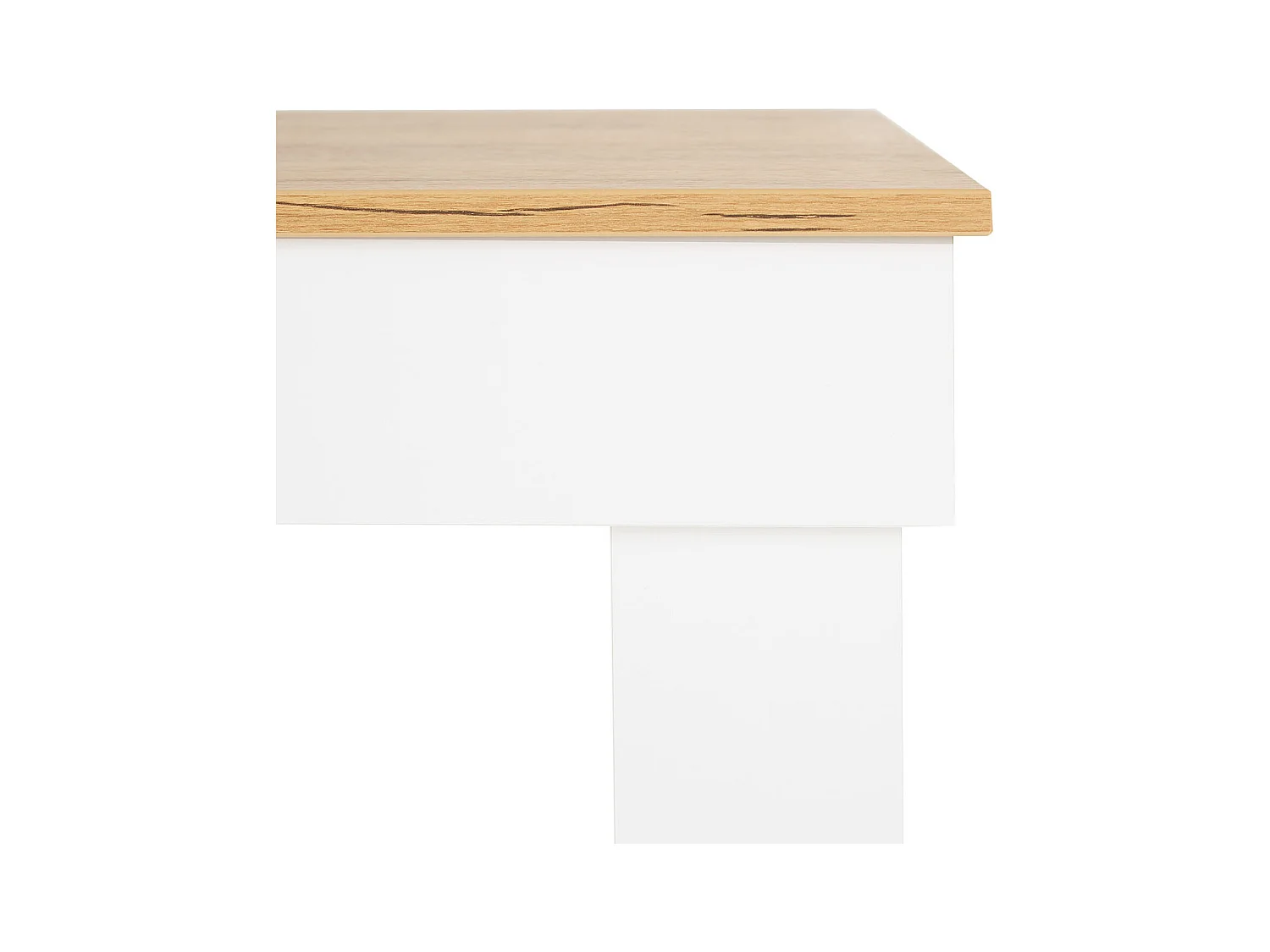 Table à manger 90x73x60 cm chêne blanc