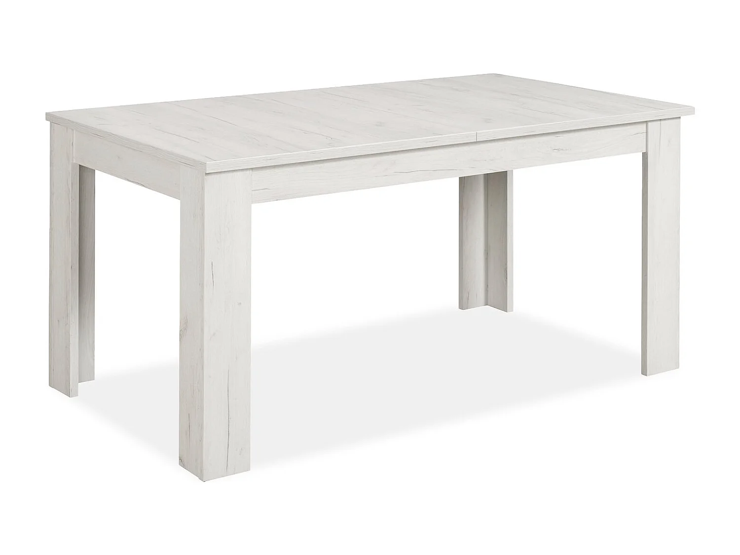 Stół jadalny 160x90 cm biały