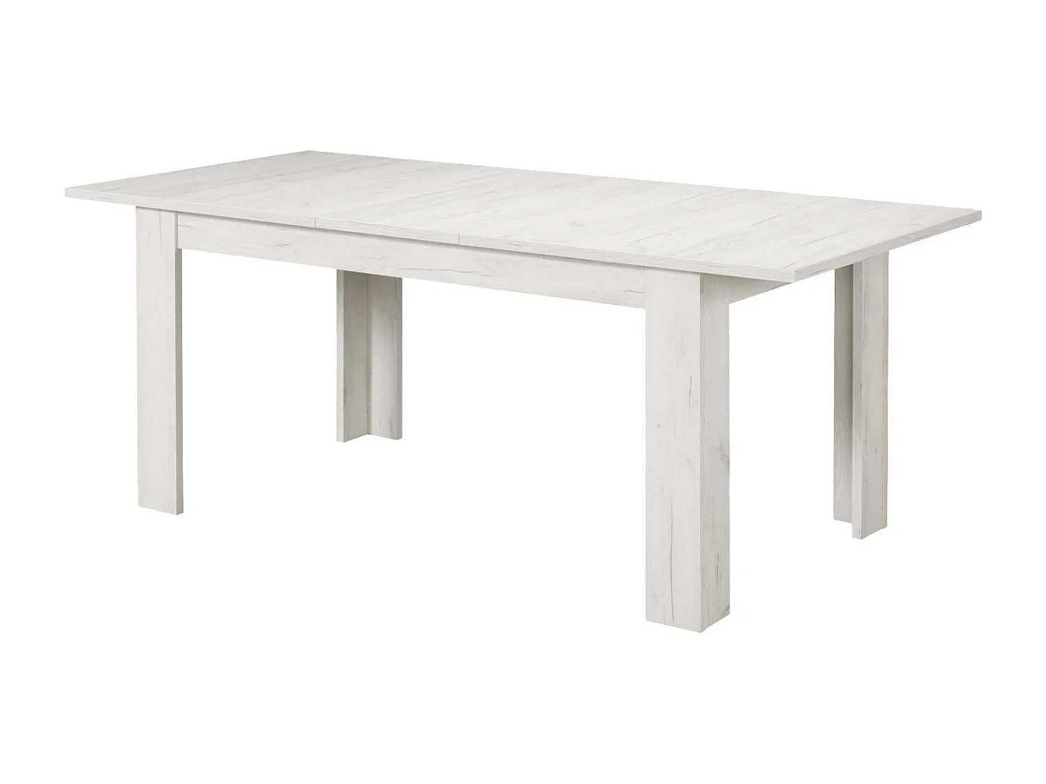 Stół jadalny 160x90 cm biały