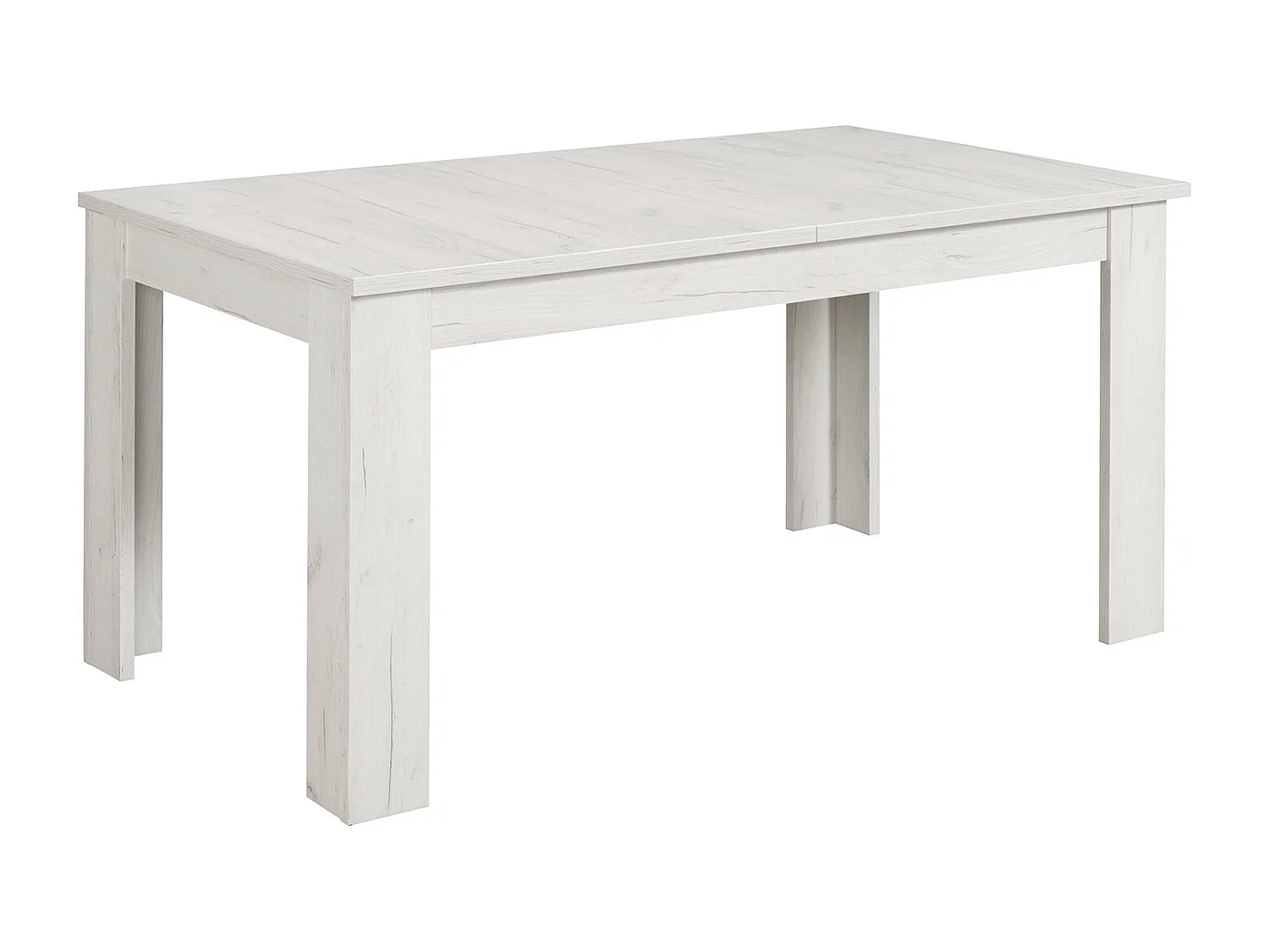 Stół jadalny 160x90 cm biały