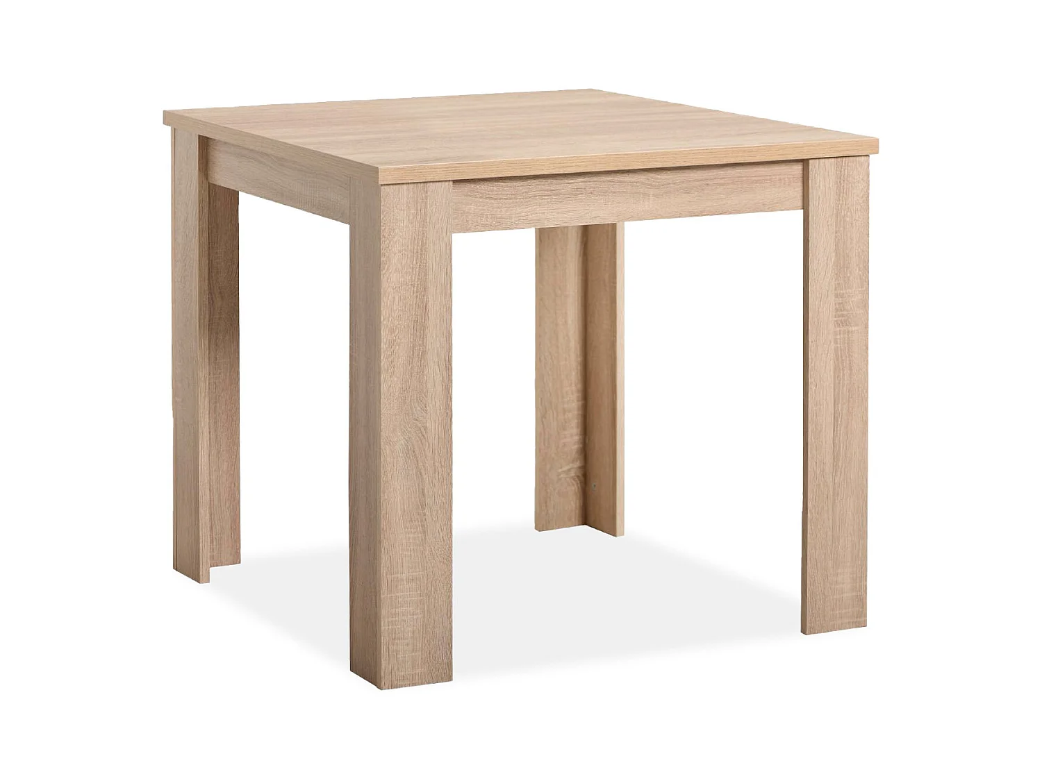 Esstisch 80x80x75 cm natur Modern