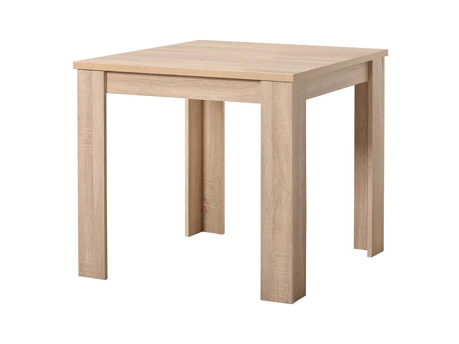 Esstisch 80x80x75 cm natur Modern