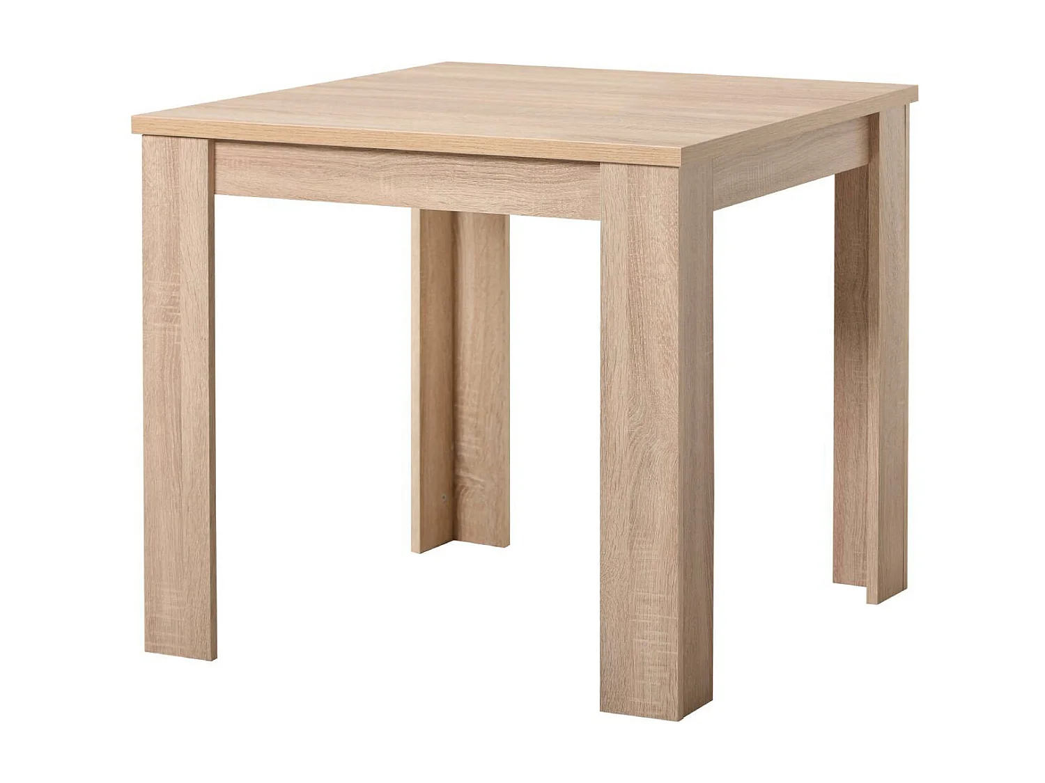 Stół jadalniany 80x80x75 cm naturalny nowoczesny