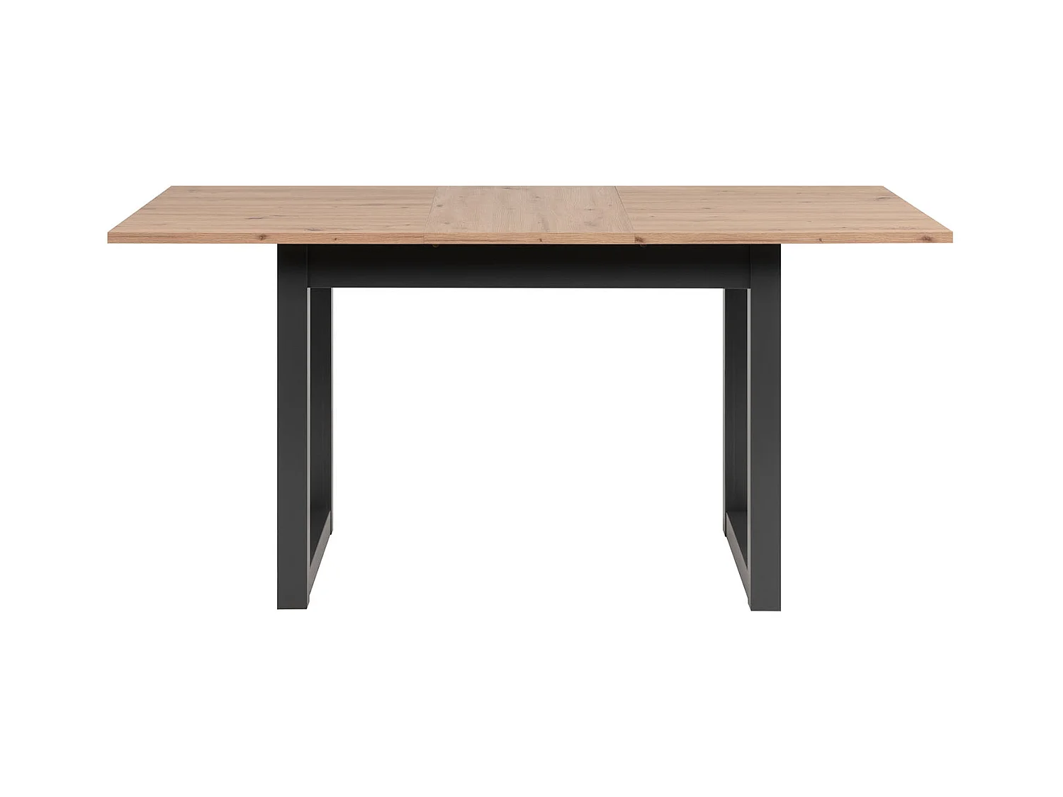 Table à manger 120x80x75 cm naturel anthracite